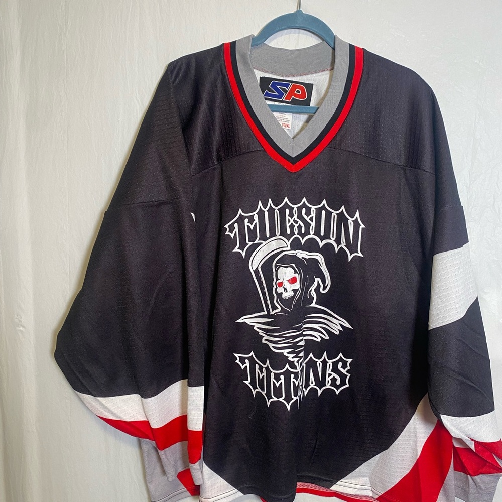 Tucson Titans Black Hockey Jersey Size XL